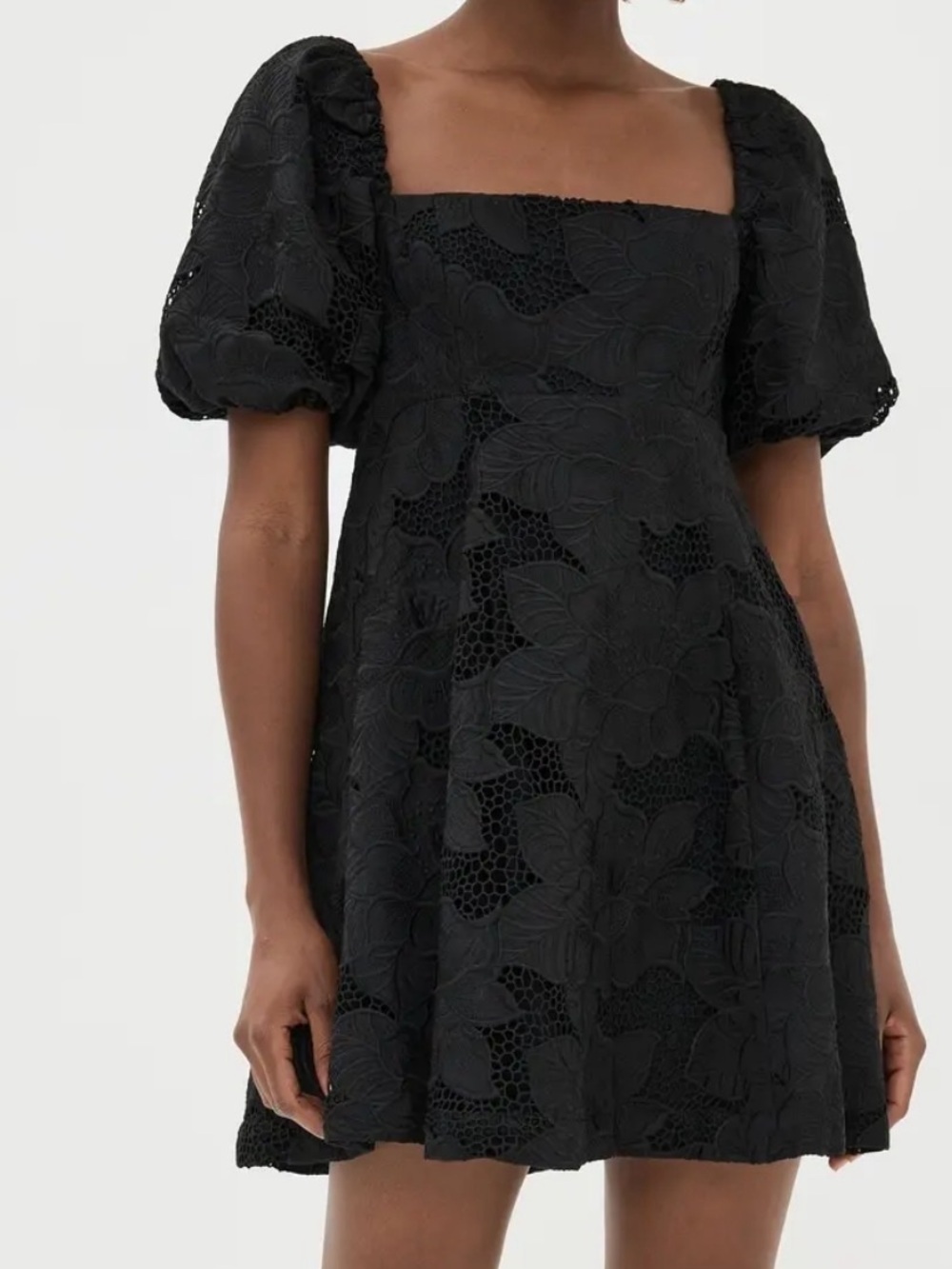 Hill House Black Lace Mini Dress, NWT, SZ Meduim - Picture 7 of 16